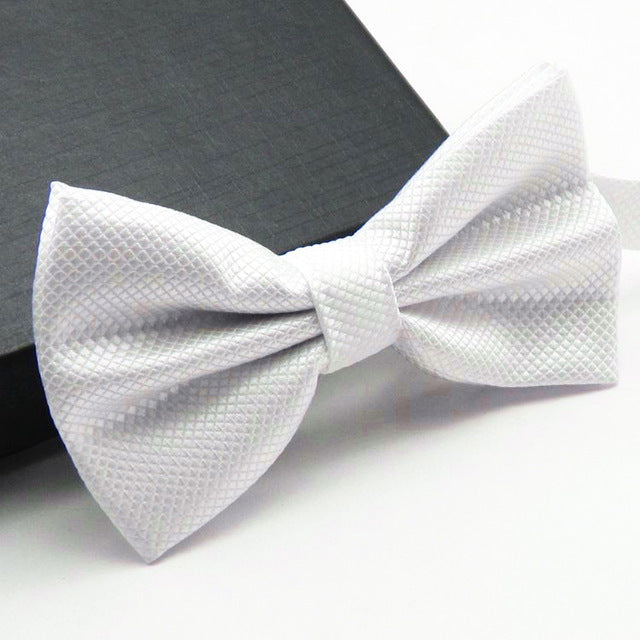 Bow tie fashion Wedding Party Men Women gravata-borboleta Solid Color Cravat Polyester Bowtie Male Dress Shirt gift