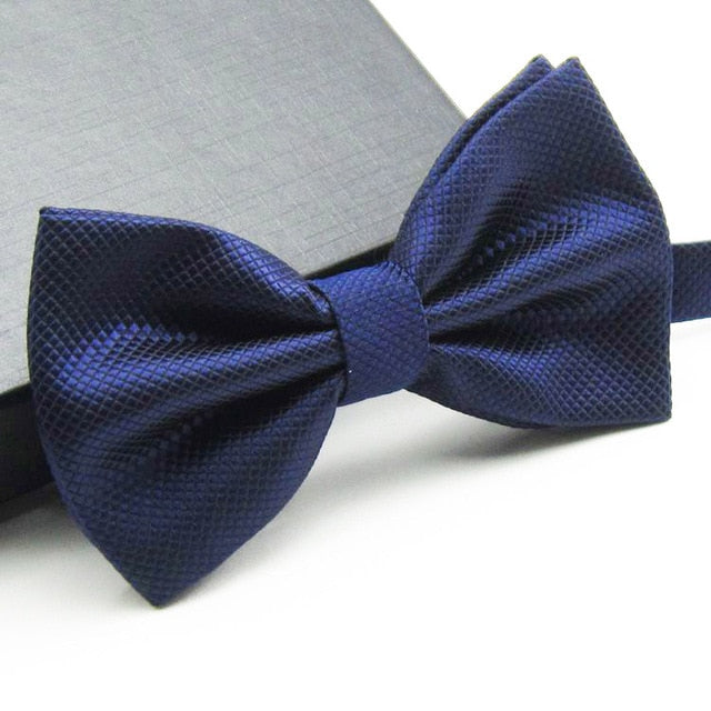Bow tie fashion Wedding Party Men Women gravata-borboleta Solid Color Cravat Polyester Bowtie Male Dress Shirt gift