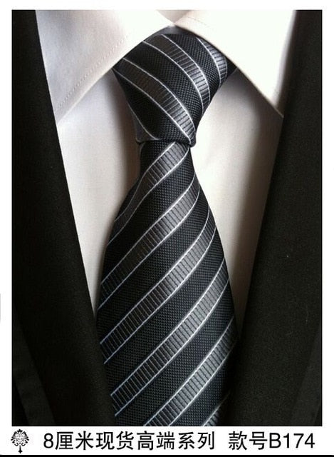 hot 100% silk plaid ties gifts for men shirt wedding cravate pour homme jacquard woven necktie Party gravata Business Formal tie