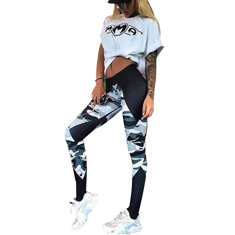 Leggings-Push Up Camoflage