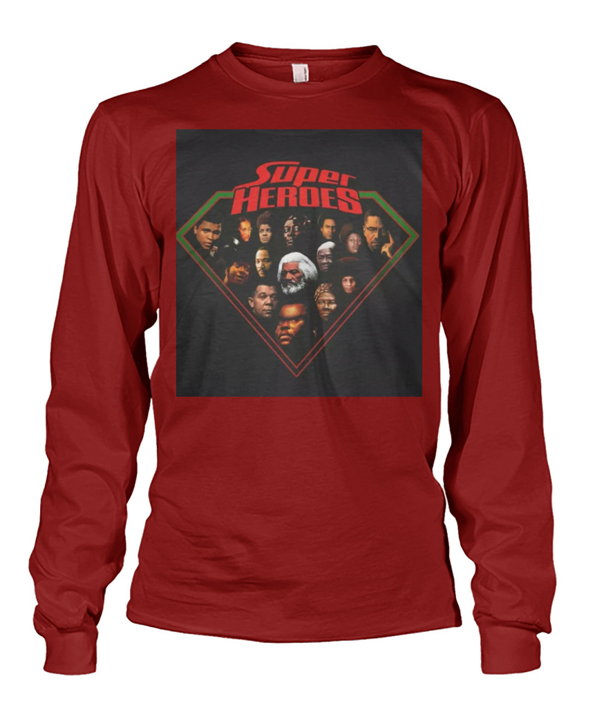 Black Super Hero's Long Sleeve