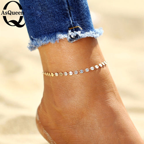 Fine Sexy Anklet Ankle Bracelet Cheville Barefoot Sandals Foot Jewelry Leg Chain On Foot Pulsera Tobillo For Women Halhal