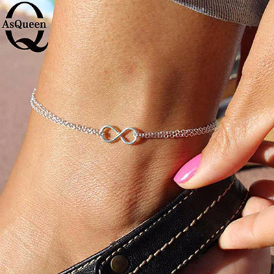 Fine Sexy Anklet Ankle Bracelet Cheville Barefoot Sandals Foot Jewelry Leg Chain On Foot Pulsera Tobillo For Women Halhal