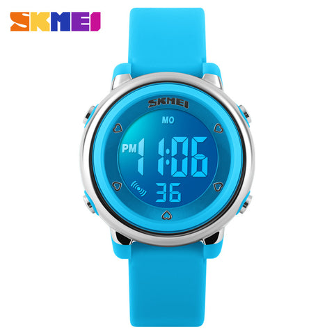 SKMEI New Fashion Sports Children Watches Waterproof Alarm Watch Kids Back Light Calendar Digital Wristwatches Relogio Infantil