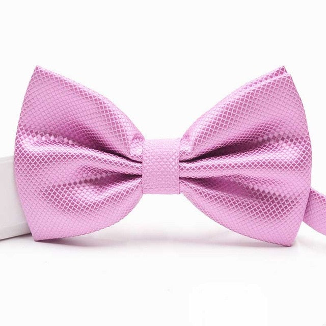 Bow tie fashion Wedding Party Men Women gravata-borboleta Solid Color Cravat Polyester Bowtie Male Dress Shirt gift