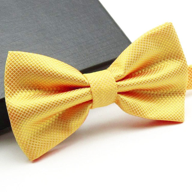 Bow tie fashion Wedding Party Men Women gravata-borboleta Solid Color Cravat Polyester Bowtie Male Dress Shirt gift