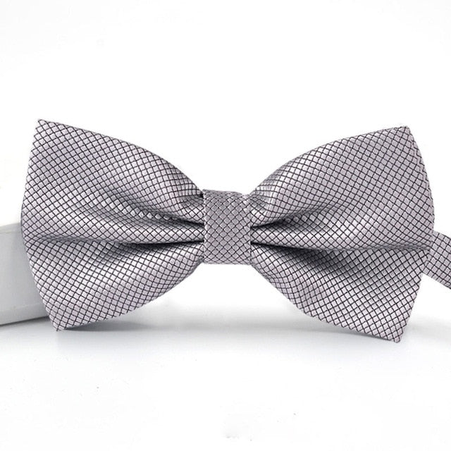 Bow tie fashion Wedding Party Men Women gravata-borboleta Solid Color Cravat Polyester Bowtie Male Dress Shirt gift