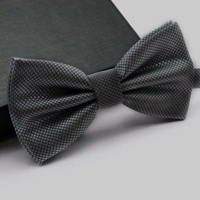 Bow tie fashion Wedding Party Men Women gravata-borboleta Solid Color Cravat Polyester Bowtie Male Dress Shirt gift